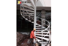 钢结构旋转楼梯安装