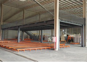 广东济丰包装纸业有限公司室内钢结构平台