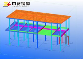 二层钢结构厂房在建项目